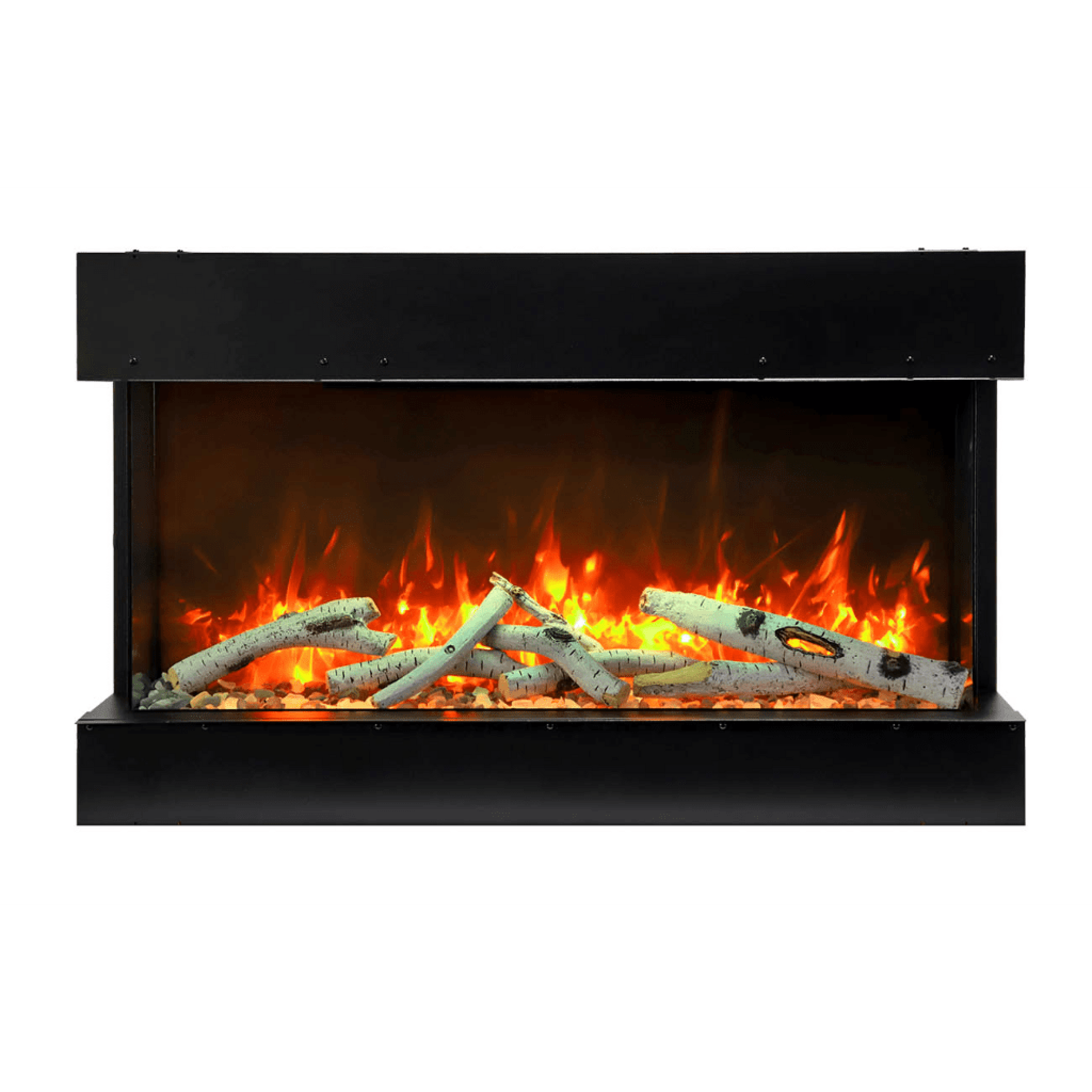 Remii by Amantii Bay Slim 30" 3-Sided Indoor / Outdoor Smart Electric Fireplace