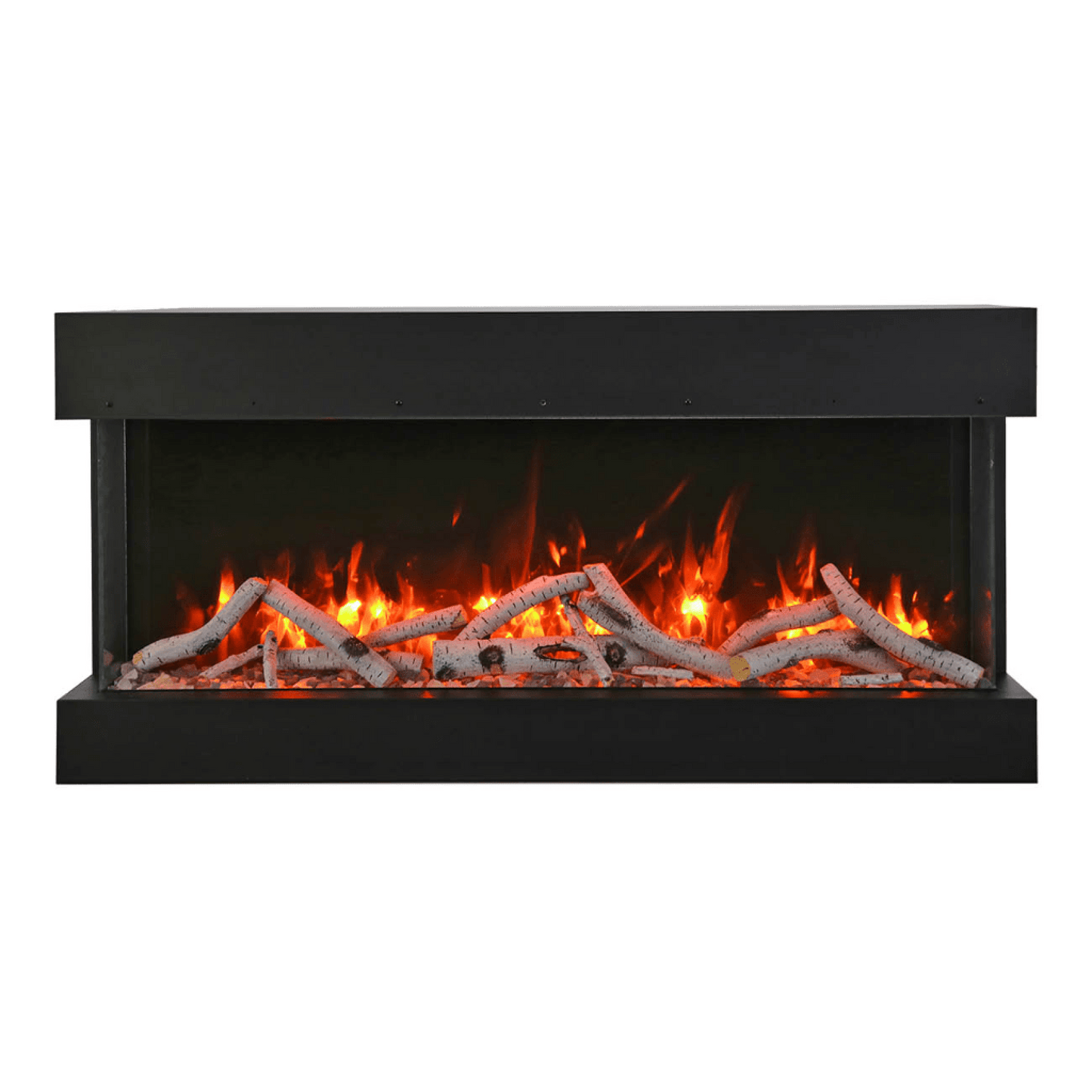 Remii by Amantii Bay Slim 30" 3-Sided Indoor / Outdoor Smart Electric Fireplace