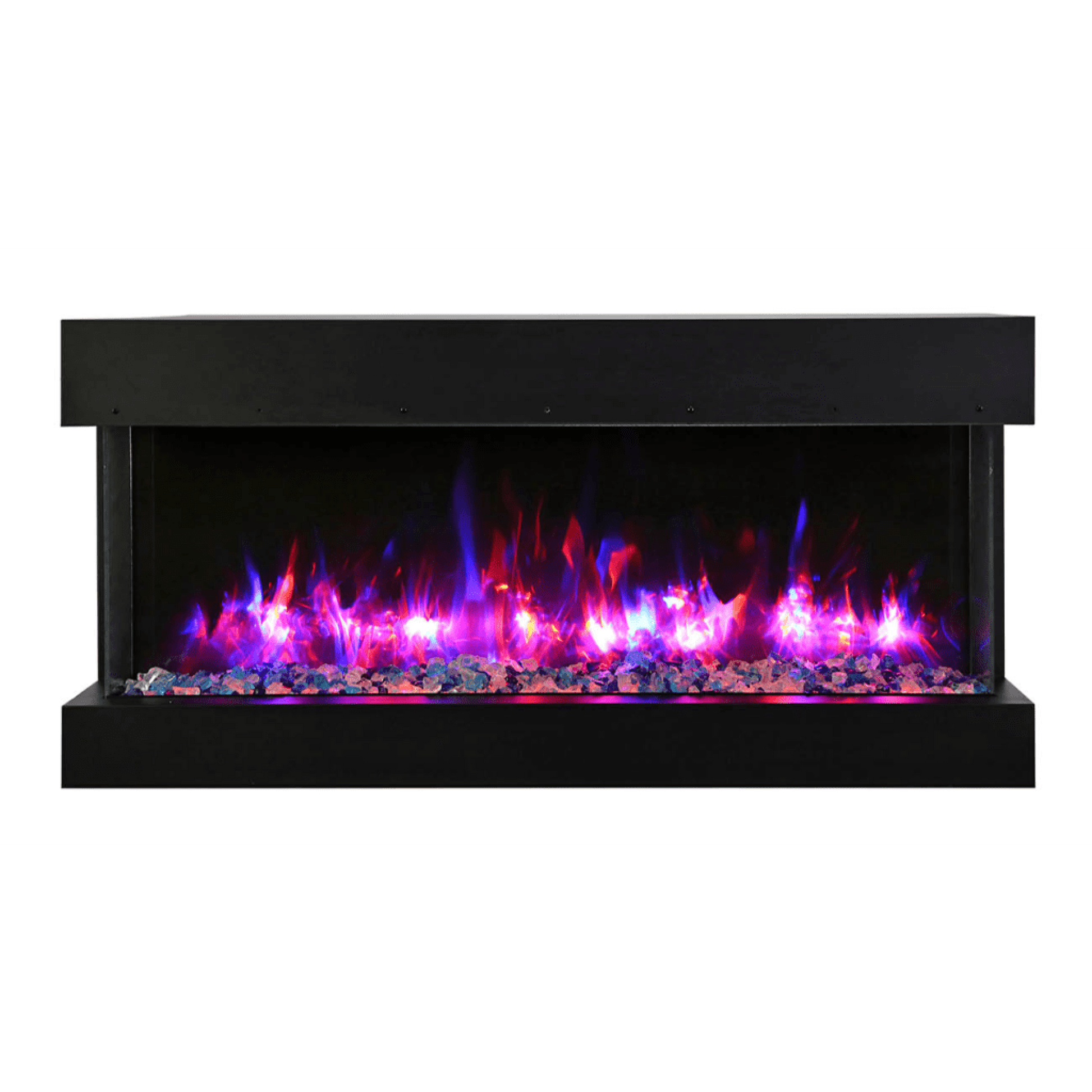 Remii by Amantii Bay Slim 40" 3-Sided Indoor / Outdoor Smart Electric Fireplace