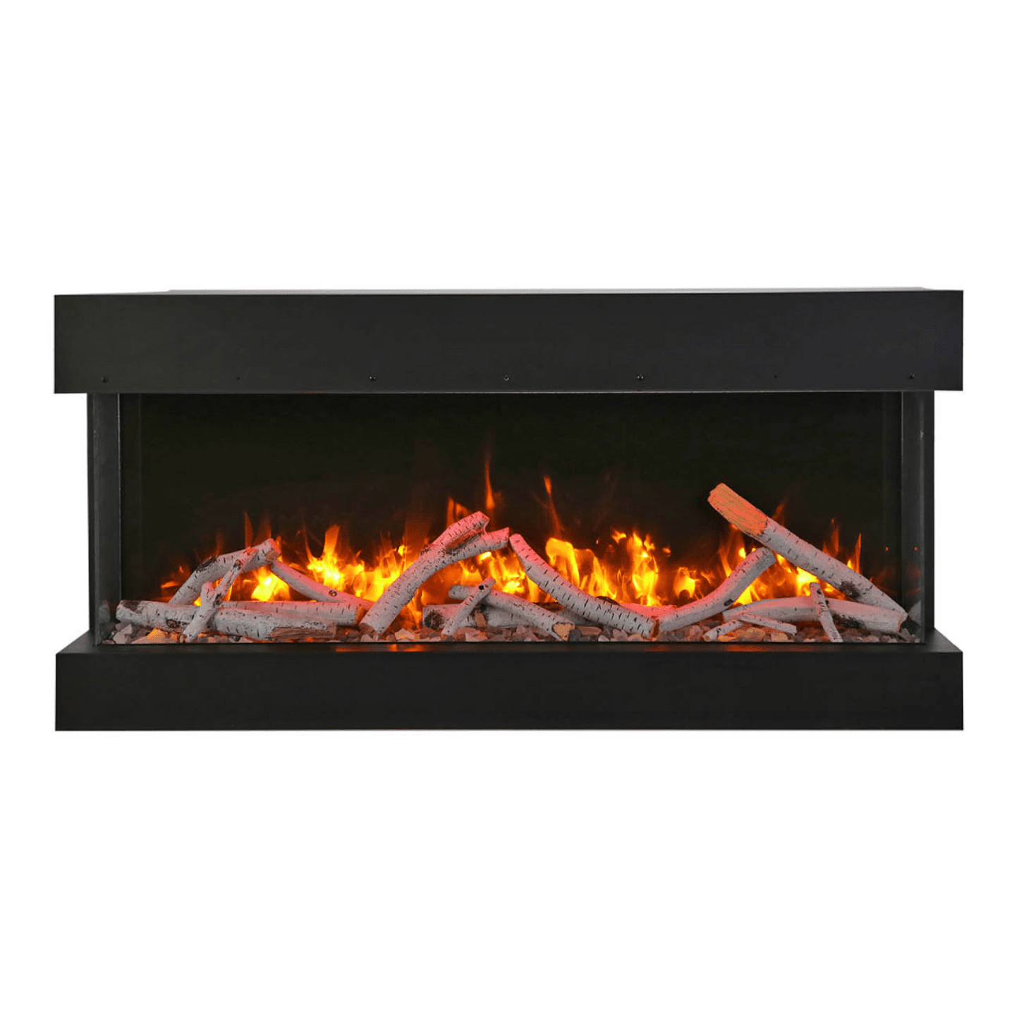 Remii by Amantii Bay Slim 40" 3-Sided Indoor / Outdoor Smart Electric Fireplace