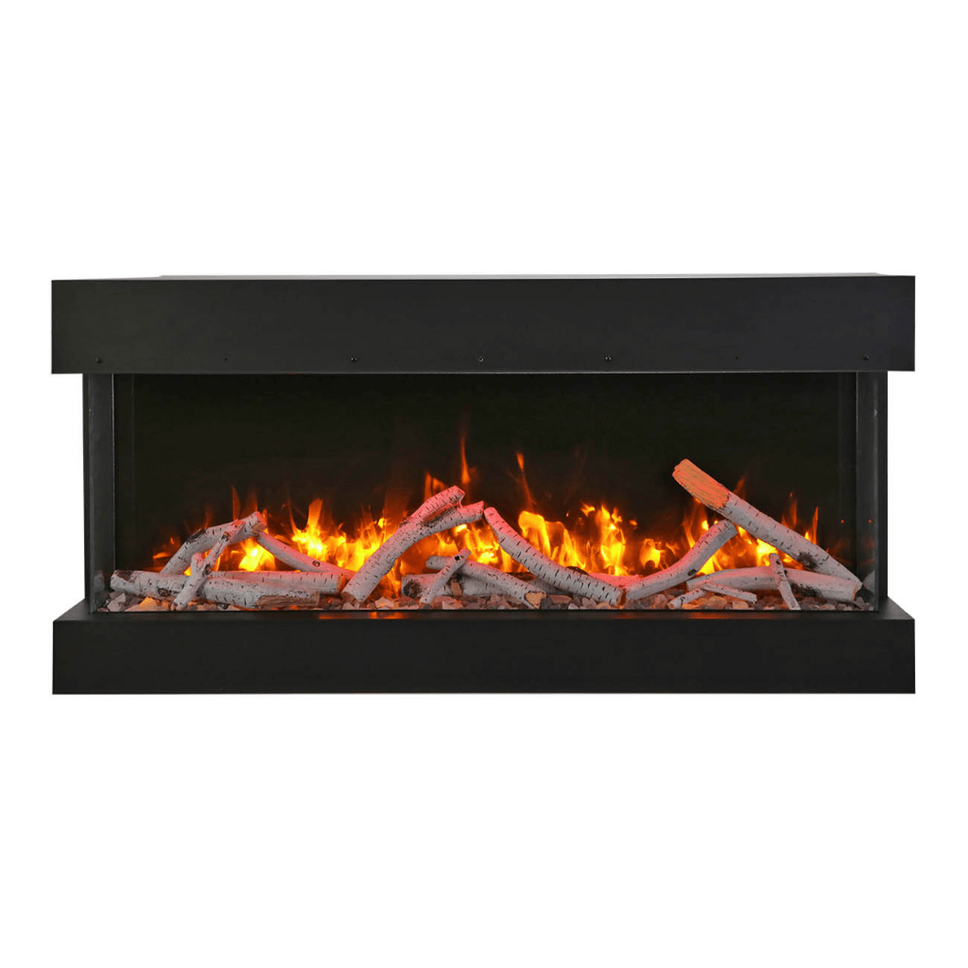 Remii by Amantii Bay Slim 40" 3-Sided Indoor / Outdoor Smart Electric Fireplace