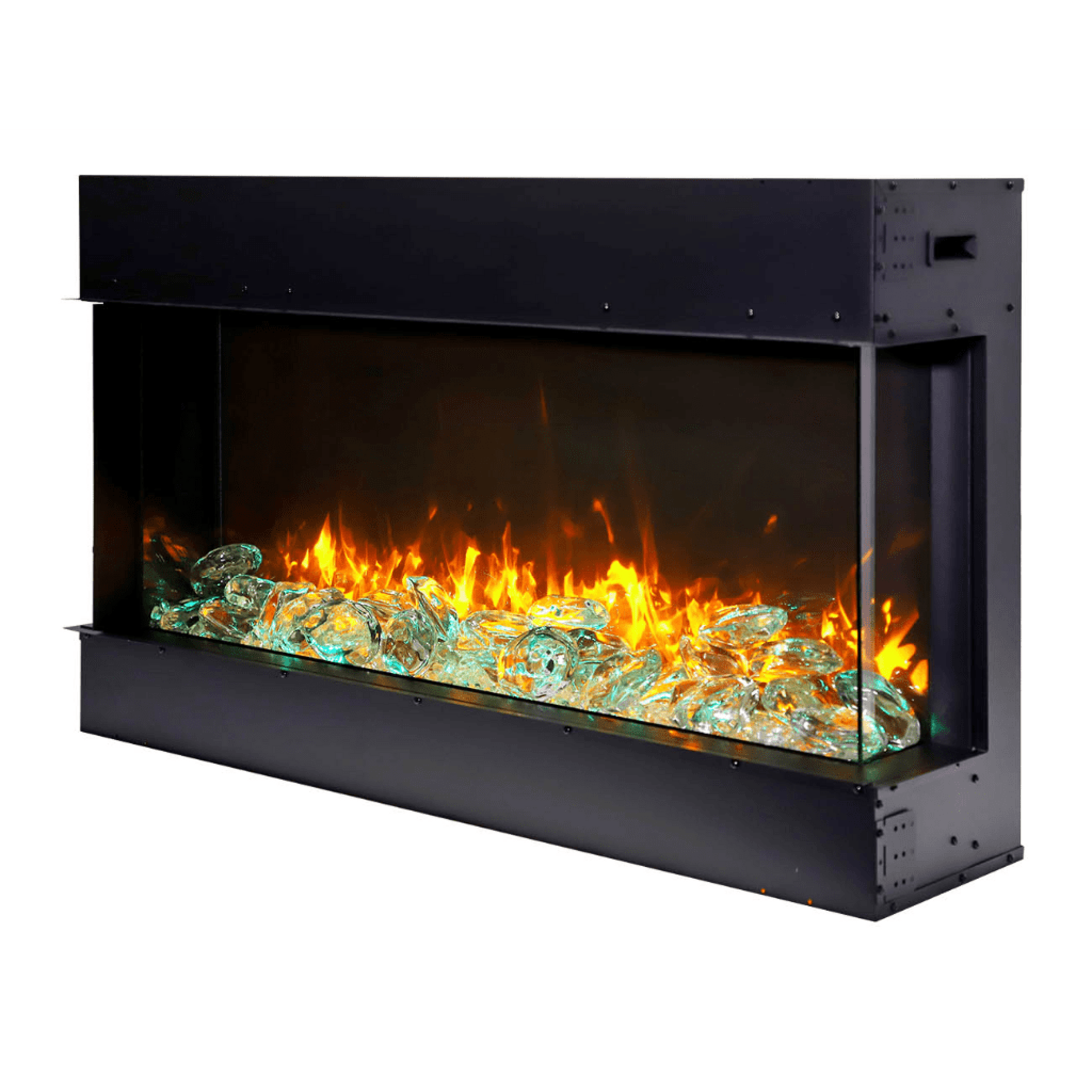 Remii by Amantii Bay Slim 40" 3-Sided Indoor / Outdoor Smart Electric Fireplace