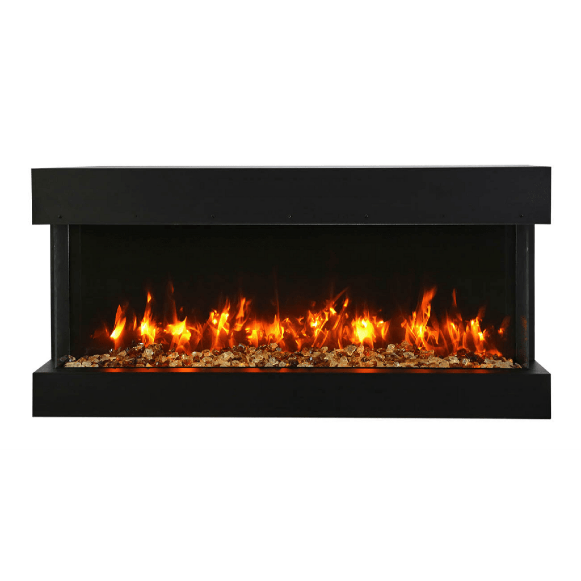 Remii by Amantii Bay Slim 40" 3-Sided Indoor / Outdoor Smart Electric Fireplace
