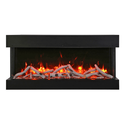 Remii by Amantii Bay Slim 40" 3-Sided Indoor / Outdoor Smart Electric Fireplace