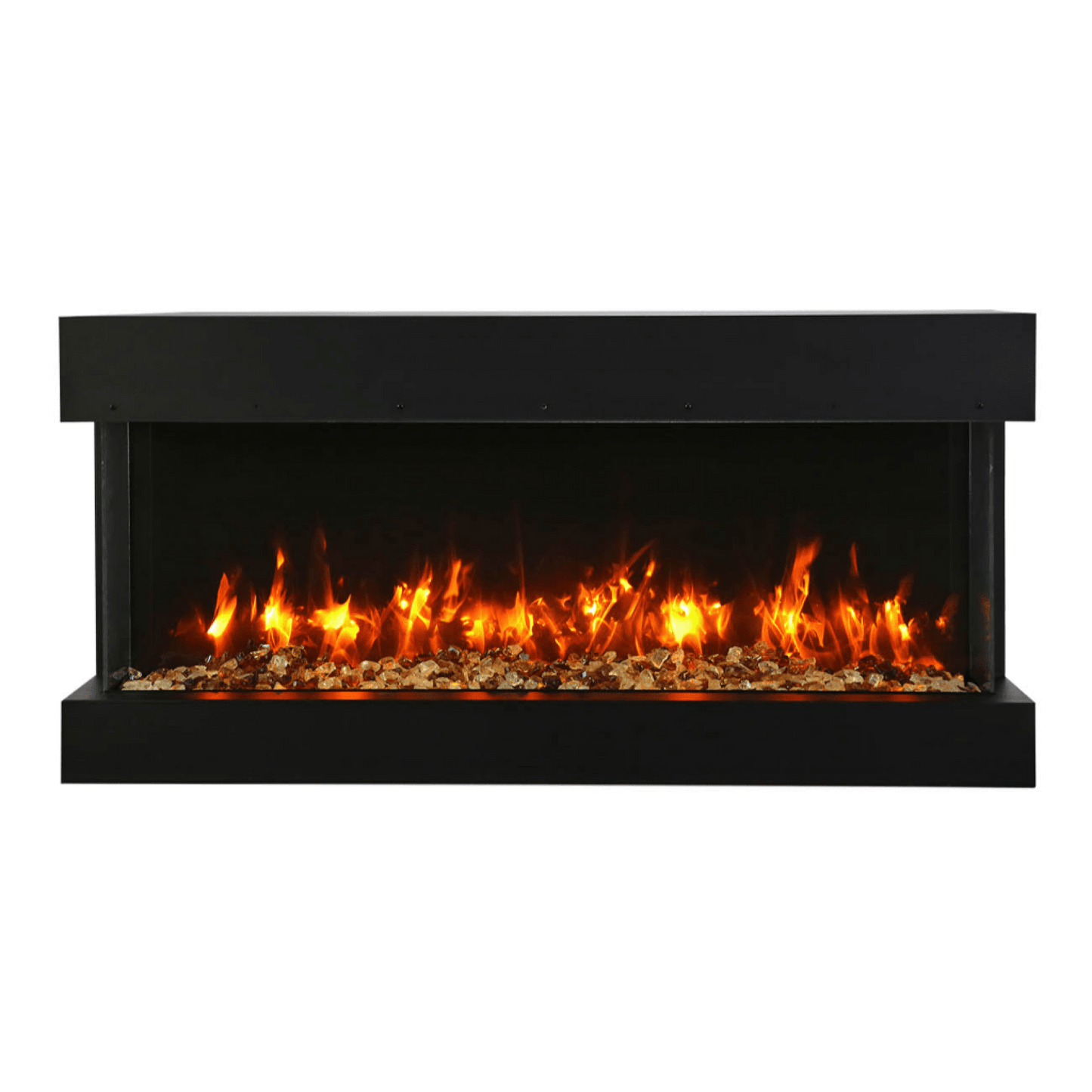 Remii by Amantii Bay Slim 50" 3-Sided Indoor / Outdoor Smart Electric Fireplace
