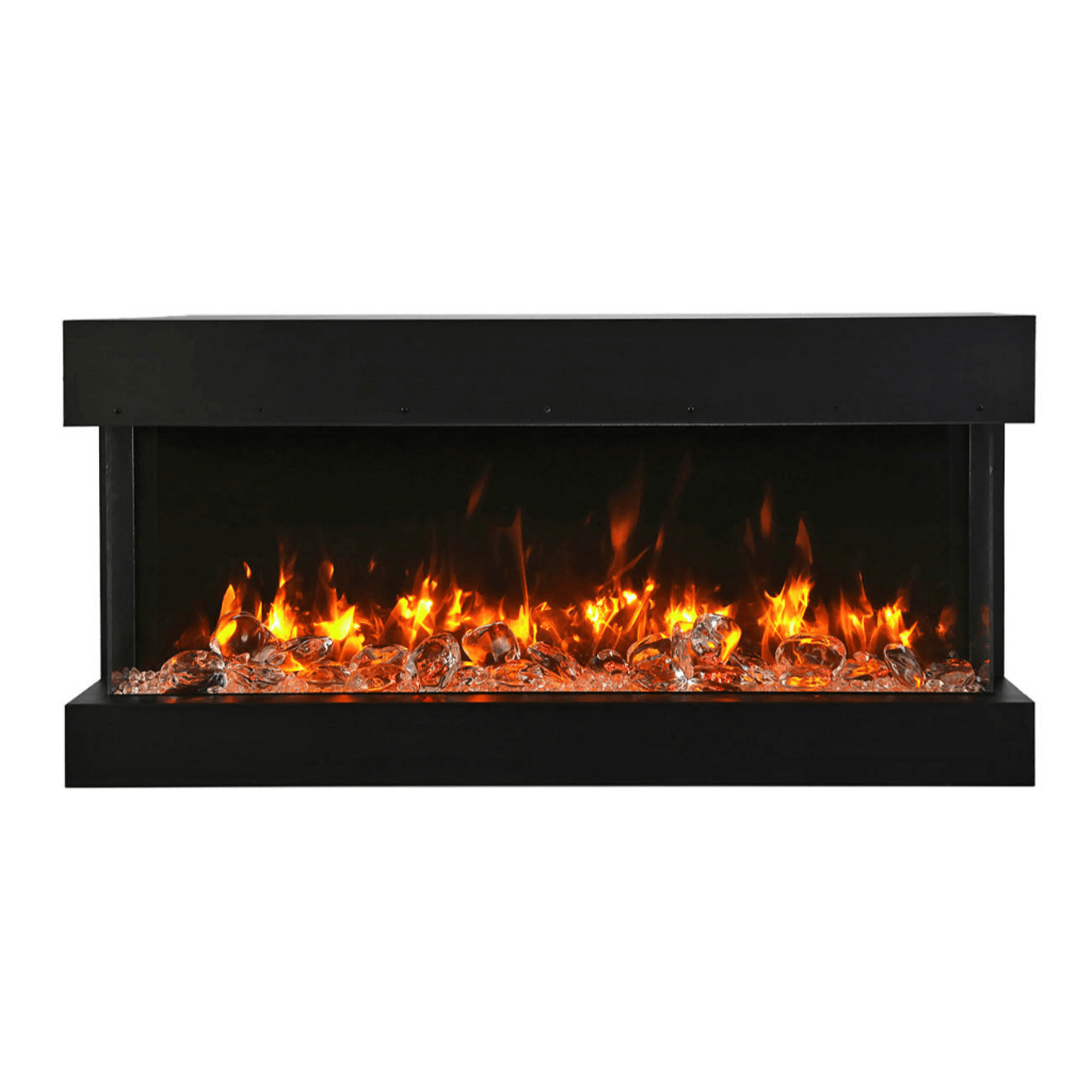 Remii by Amantii Bay Slim 50" 3-Sided Indoor / Outdoor Smart Electric Fireplace
