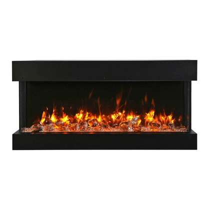 Remii by Amantii Bay Slim 50" 3-Sided Indoor / Outdoor Smart Electric Fireplace