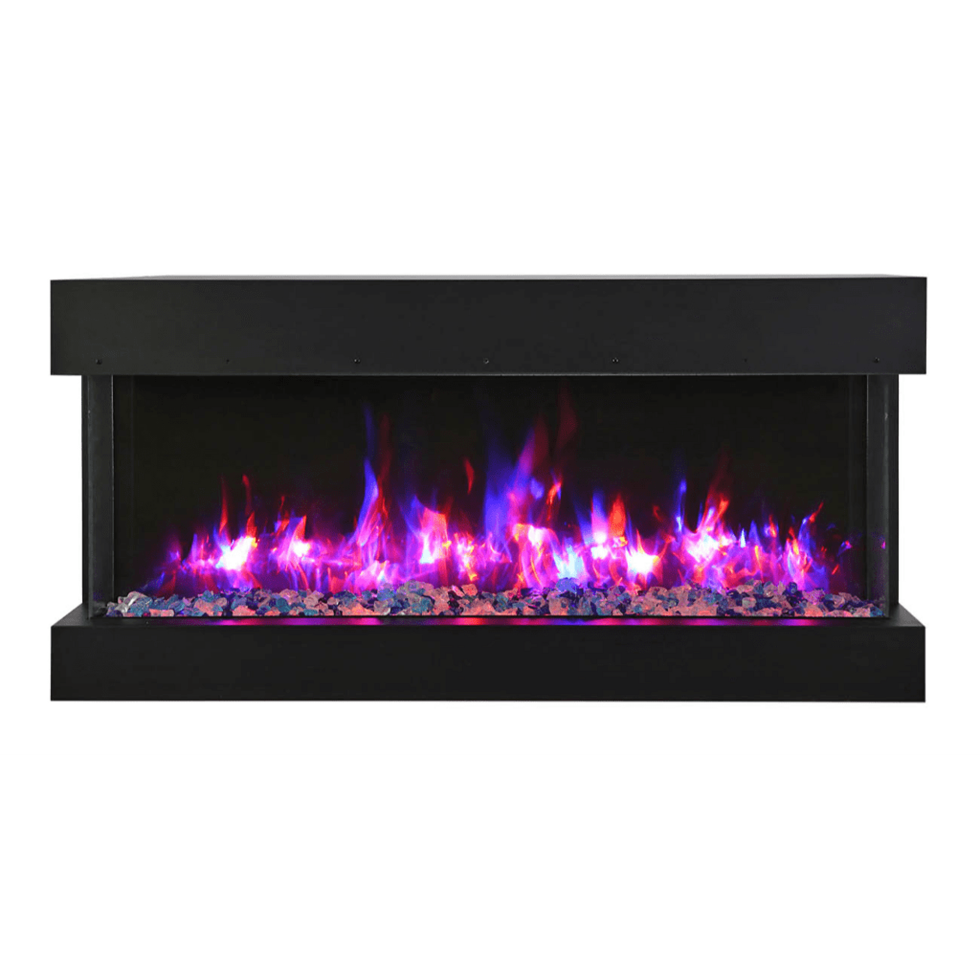 Remii by Amantii Bay Slim 50" 3-Sided Indoor / Outdoor Smart Electric Fireplace