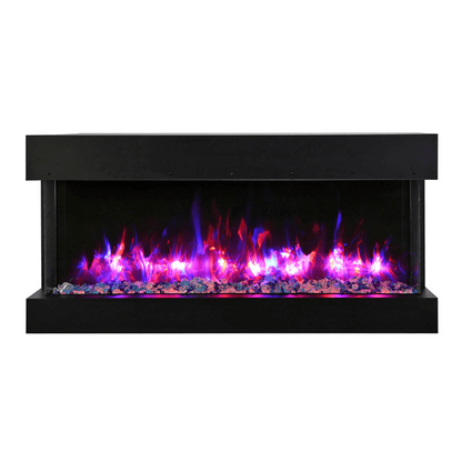 Remii by Amantii Bay Slim 50" 3-Sided Indoor / Outdoor Smart Electric Fireplace