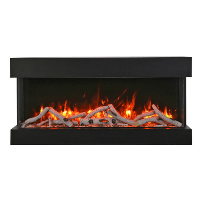 Remii by Amantii Bay Slim 50" 3-Sided Indoor / Outdoor Smart Electric Fireplace