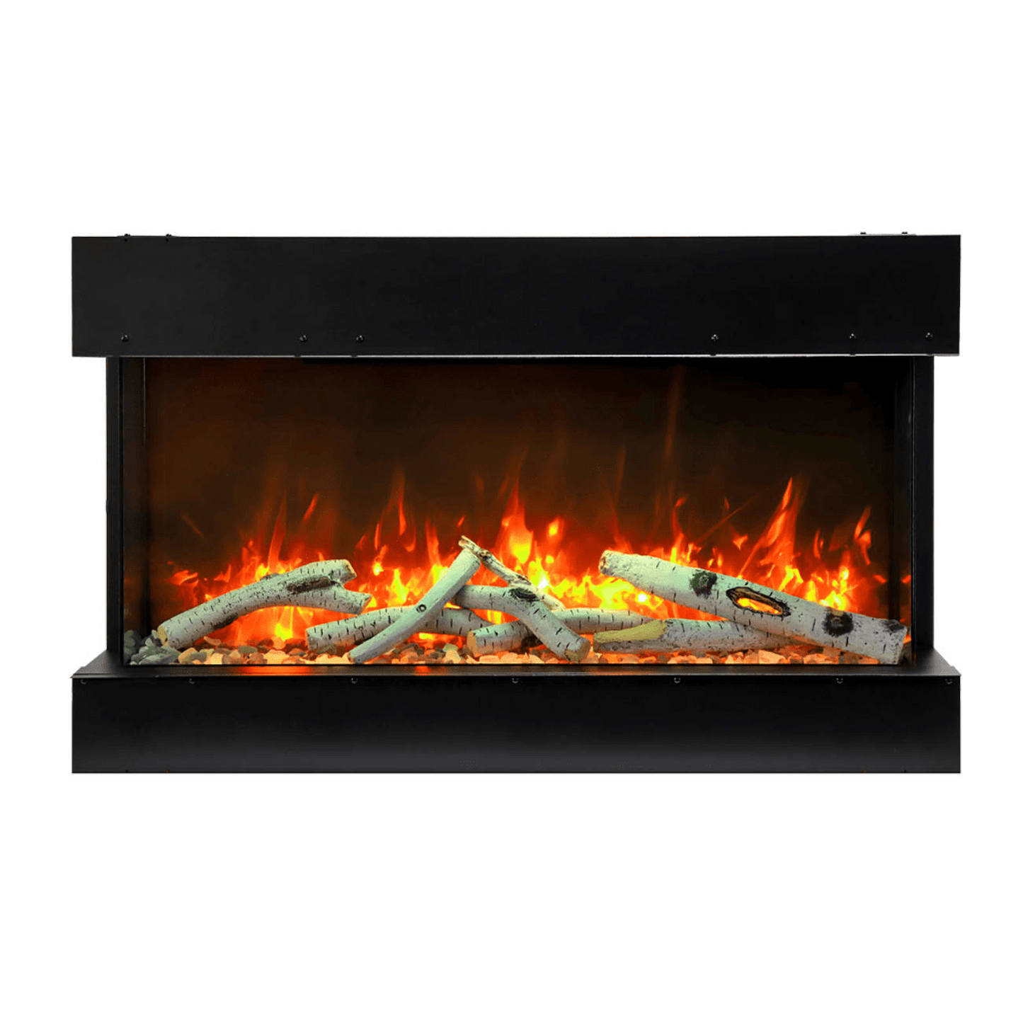 Remii by Amantii Bay Slim 50" 3-Sided Indoor / Outdoor Smart Electric Fireplace