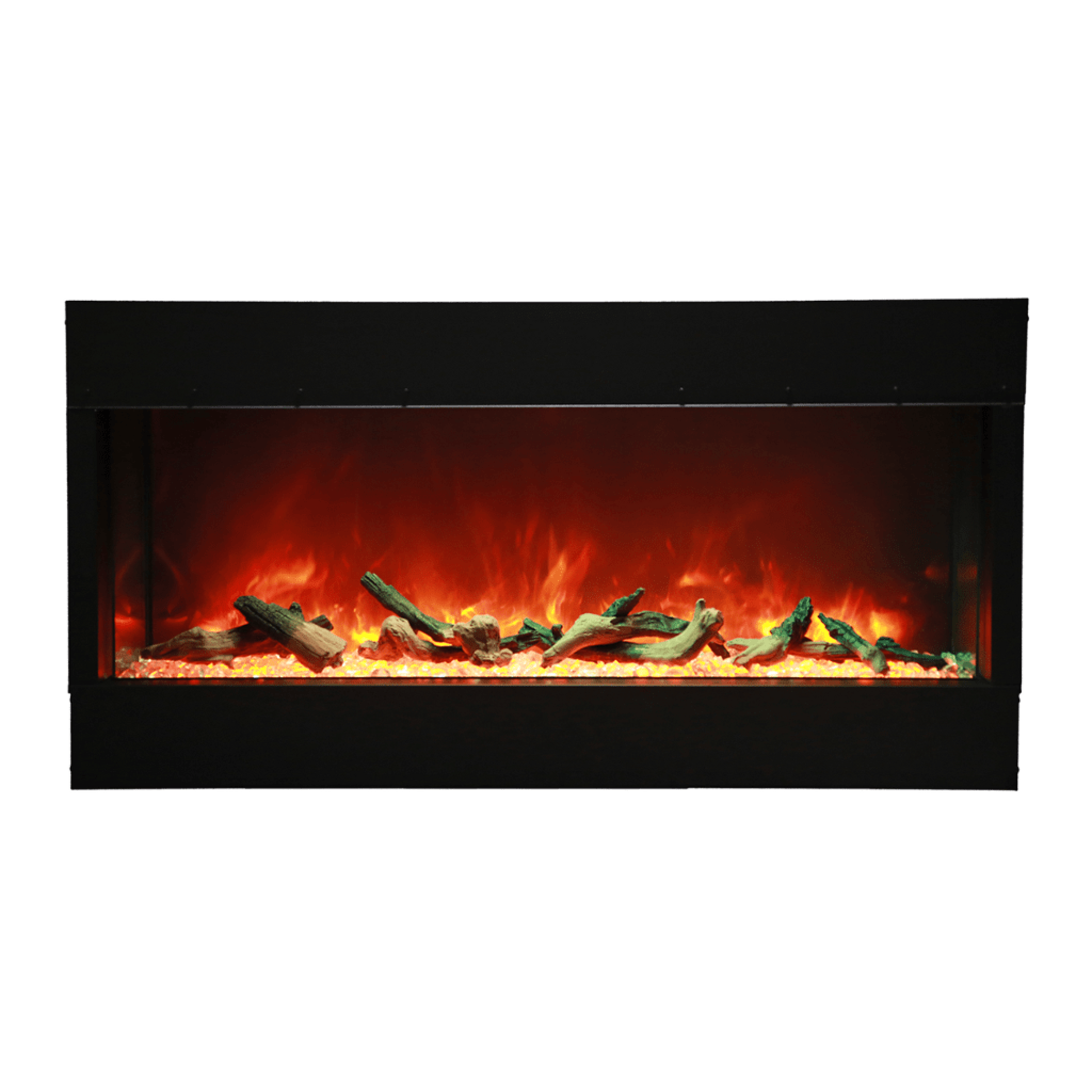 Remii by Amantii Bay Slim 60" 3-Sided Indoor / Outdoor Smart Electric Fireplace