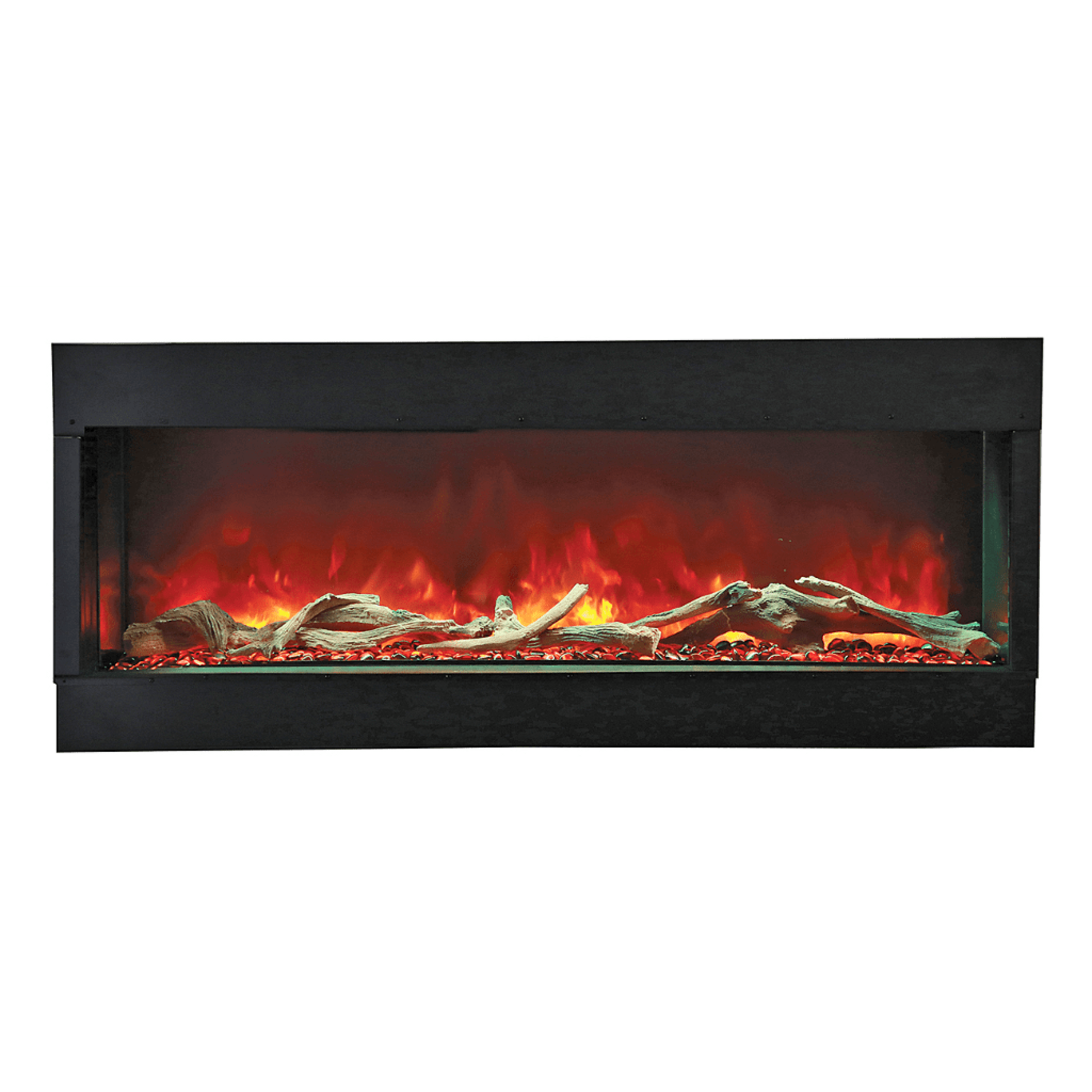 Remii by Amantii Bay Slim 60" 3-Sided Indoor / Outdoor Smart Electric Fireplace