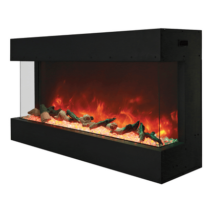 Remii by Amantii Bay Slim 60" 3-Sided Indoor / Outdoor Smart Electric Fireplace