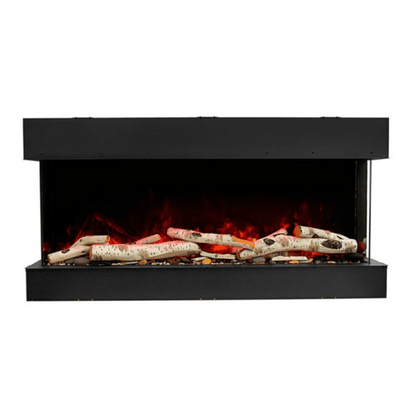 Remii by Amantii Bay Slim 60" 3-Sided Indoor / Outdoor Smart Electric Fireplace
