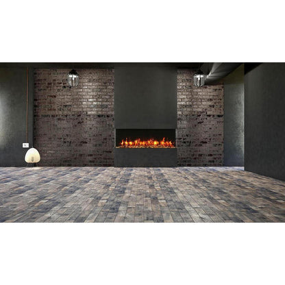 Remii by Amantii Bay Slim 40" 3-Sided Indoor / Outdoor Smart Electric Fireplace