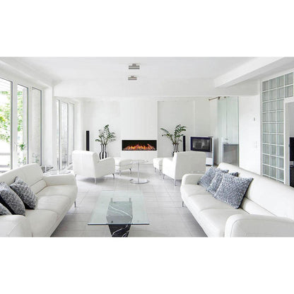 Remii by Amantii Bay Slim 40" 3-Sided Indoor / Outdoor Smart Electric Fireplace
