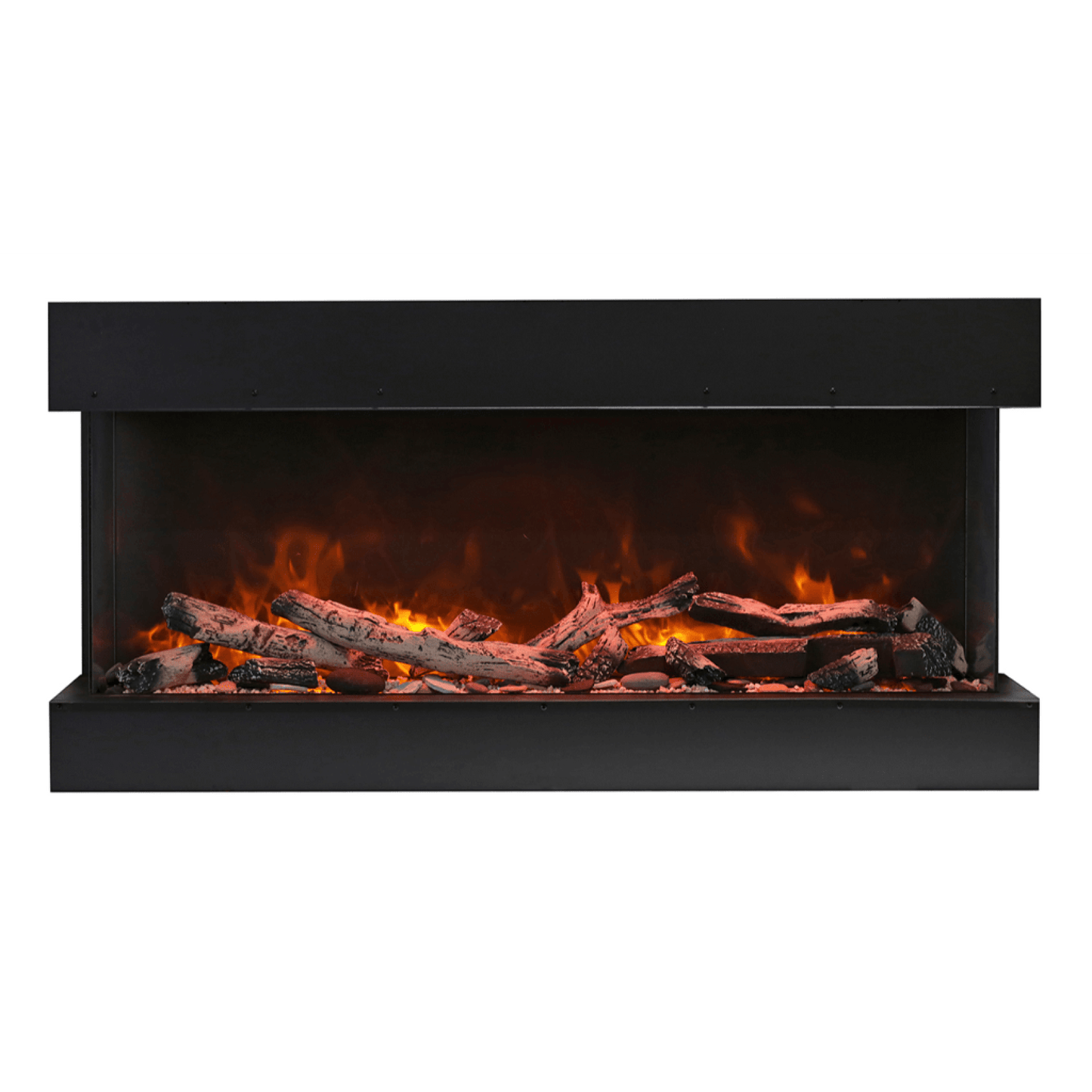 Remii by Amantii Bay Slim 60" 3-Sided Indoor / Outdoor Smart Electric Fireplace