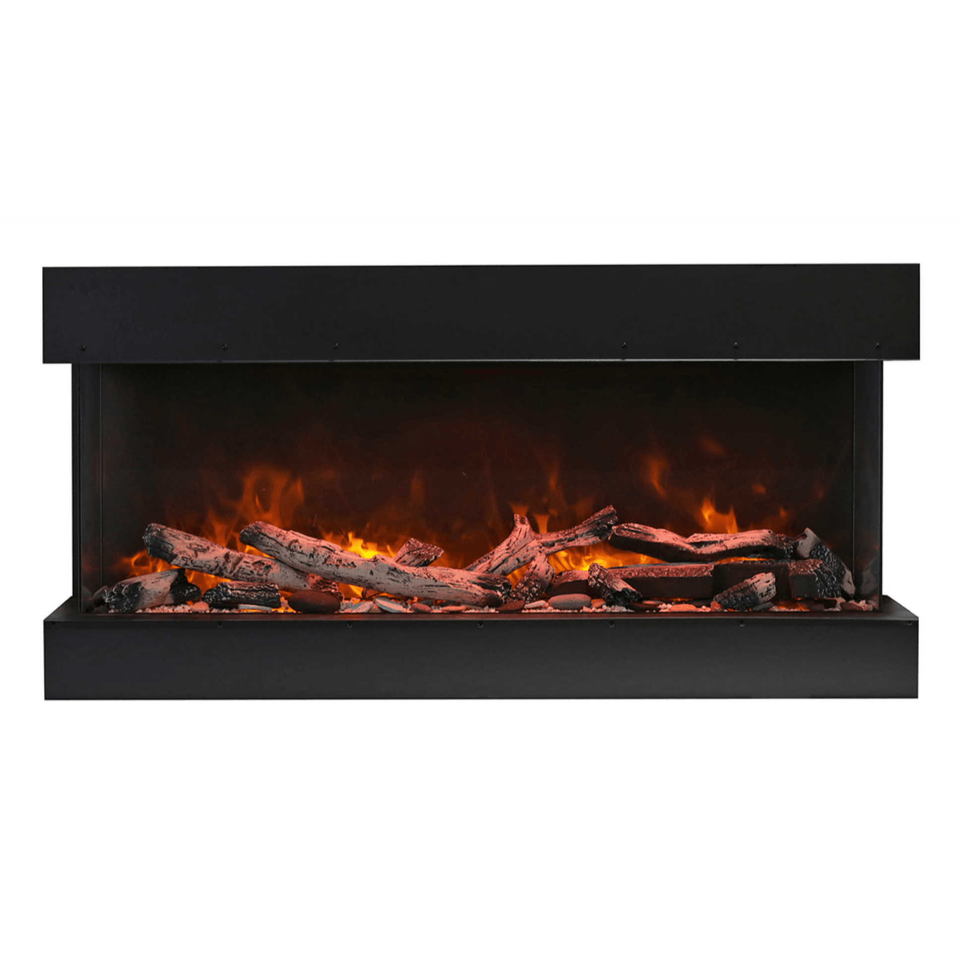 Remii by Amantii Bay Slim 60" 3-Sided Indoor / Outdoor Smart Electric Fireplace