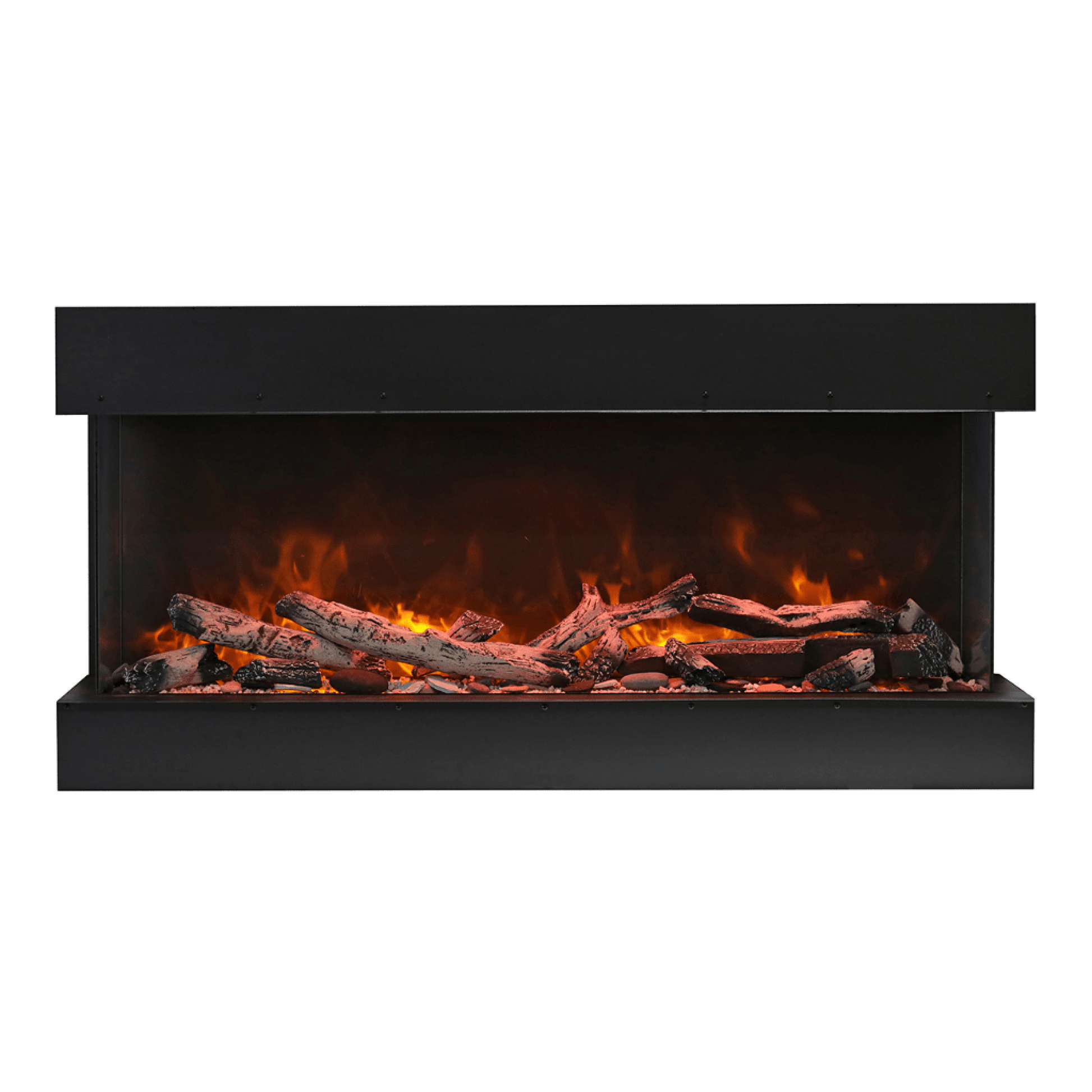 Remii by Amantii Bay Slim 60" 3-Sided Indoor / Outdoor Smart Electric Fireplace
