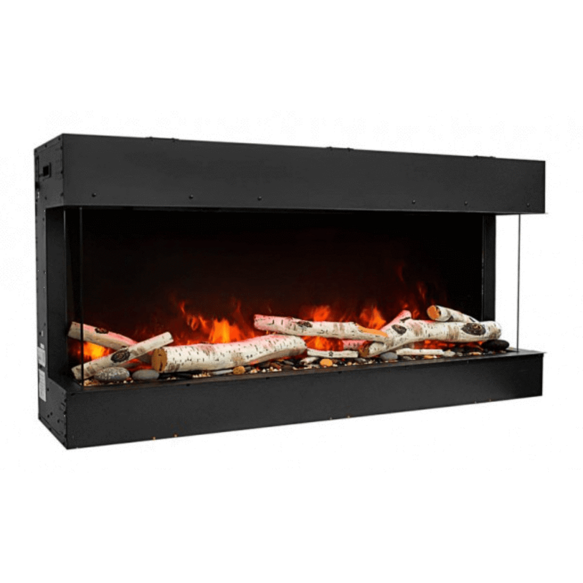 Remii by Amantii Bay Slim 72" 3-Sided Indoor / Outdoor Smart Electric Fireplace