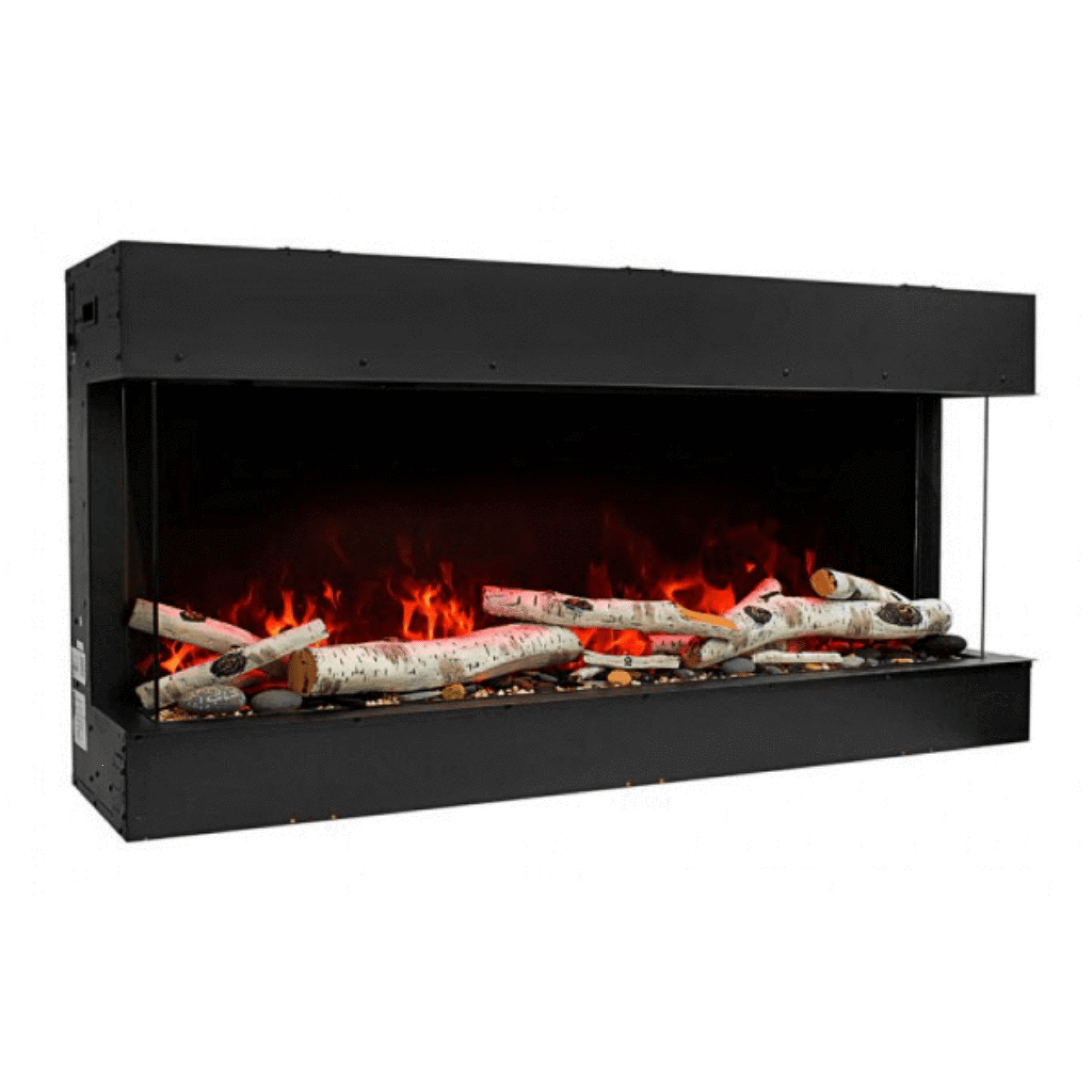Remii by Amantii Bay Slim 72" 3-Sided Indoor / Outdoor Smart Electric Fireplace