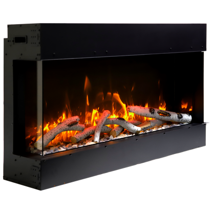 Remii by Amantii Bay Slim 60" 3-Sided Indoor / Outdoor Smart Electric Fireplace