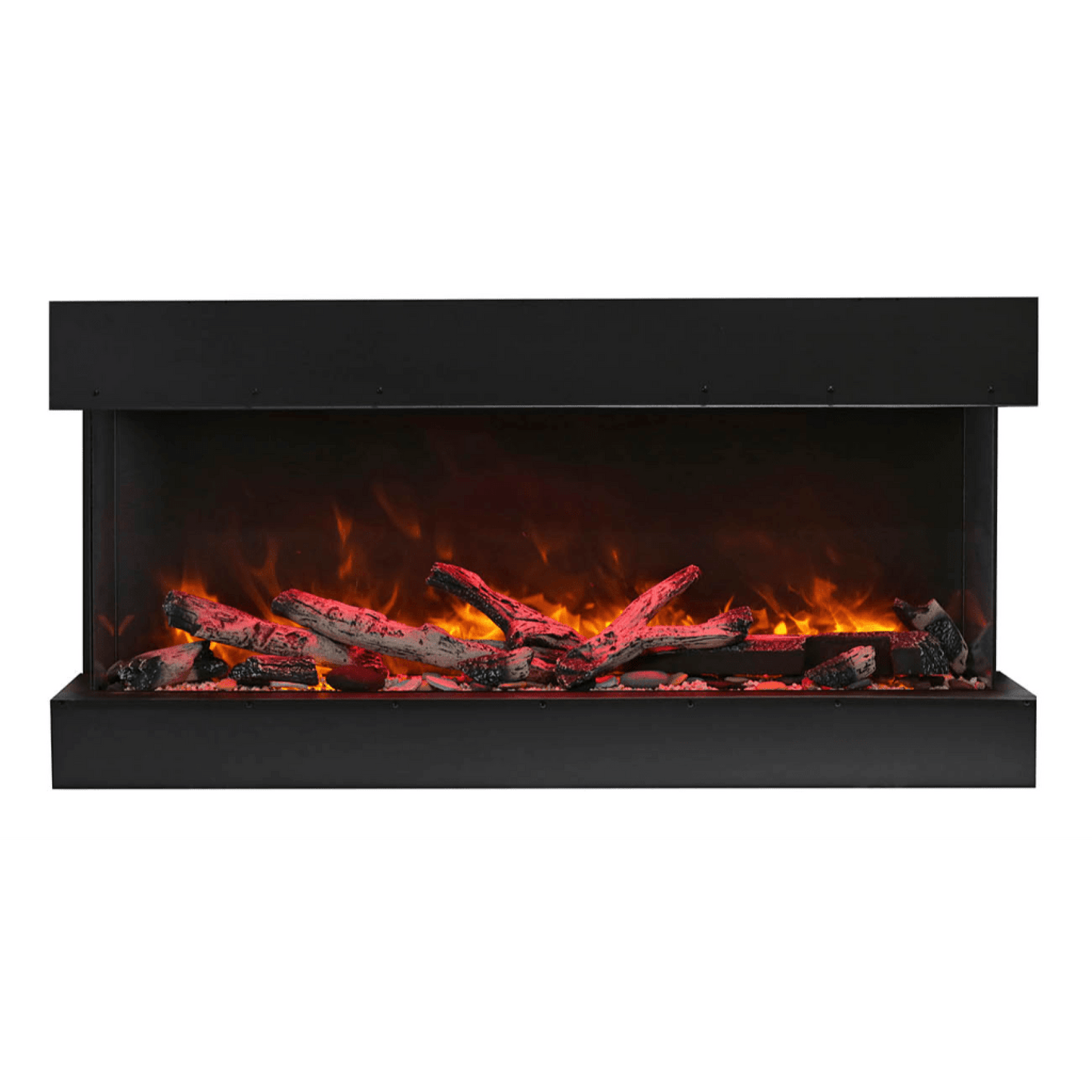 Remii by Amantii Bay Slim 72" 3-Sided Indoor / Outdoor Smart Electric Fireplace