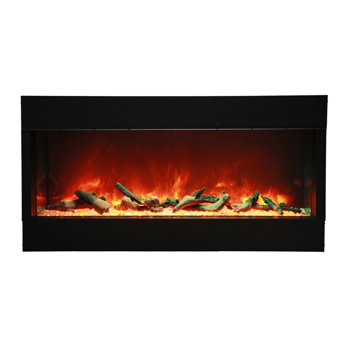 Remii by Amantii Bay Slim 72" 3-Sided Indoor / Outdoor Smart Electric Fireplace