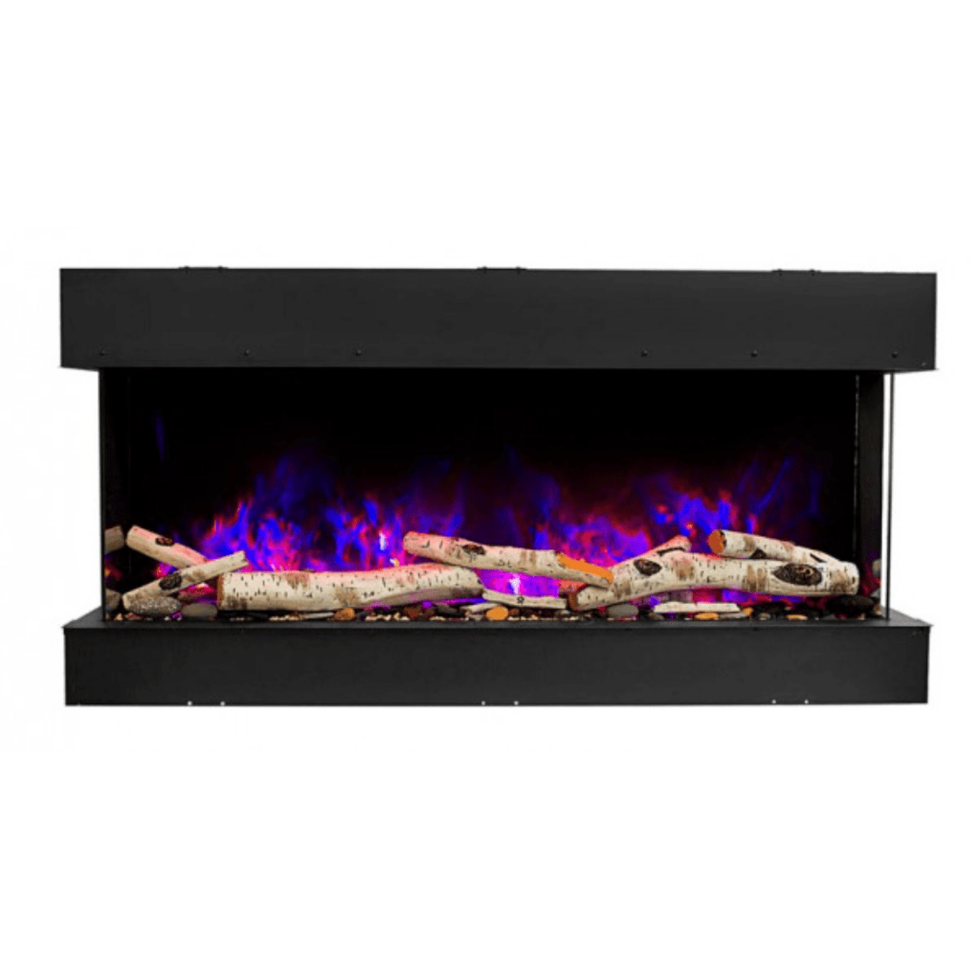 Remii by Amantii Bay Slim 72" 3-Sided Indoor / Outdoor Smart Electric Fireplace