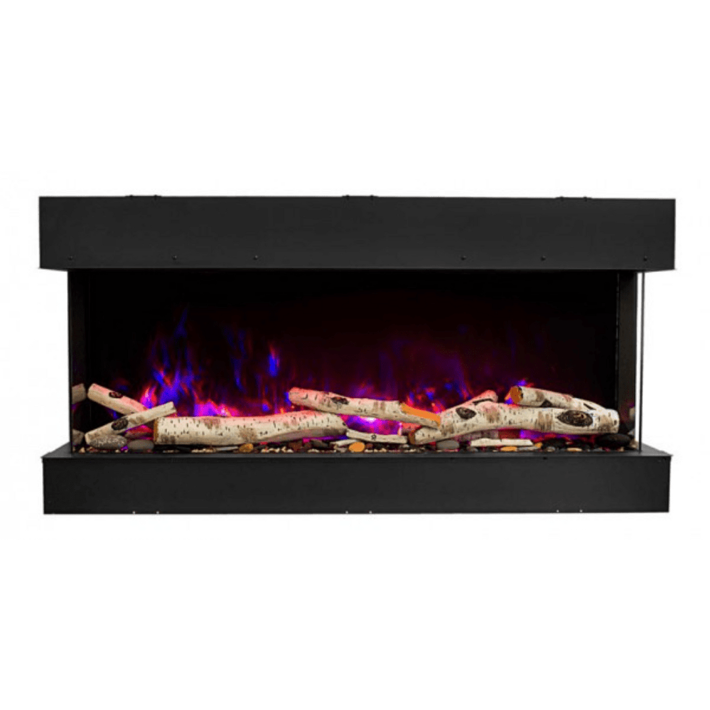 Remii by Amantii Bay Slim 72" 3-Sided Indoor / Outdoor Smart Electric Fireplace