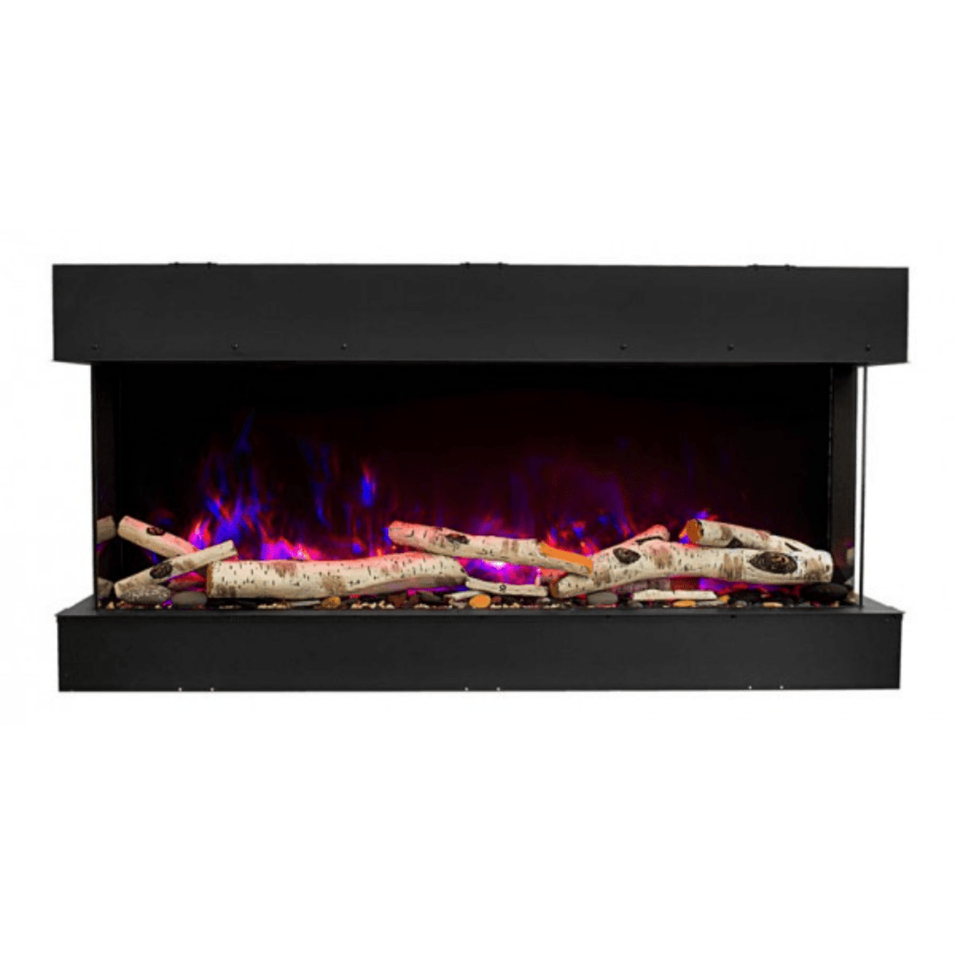 Remii by Amantii Bay Slim 72" 3-Sided Indoor / Outdoor Smart Electric Fireplace