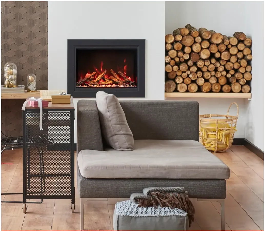 Remii by Amantii Classic Lumina 26" Indoor/Outdoor Smart Electric Fireplace Insert