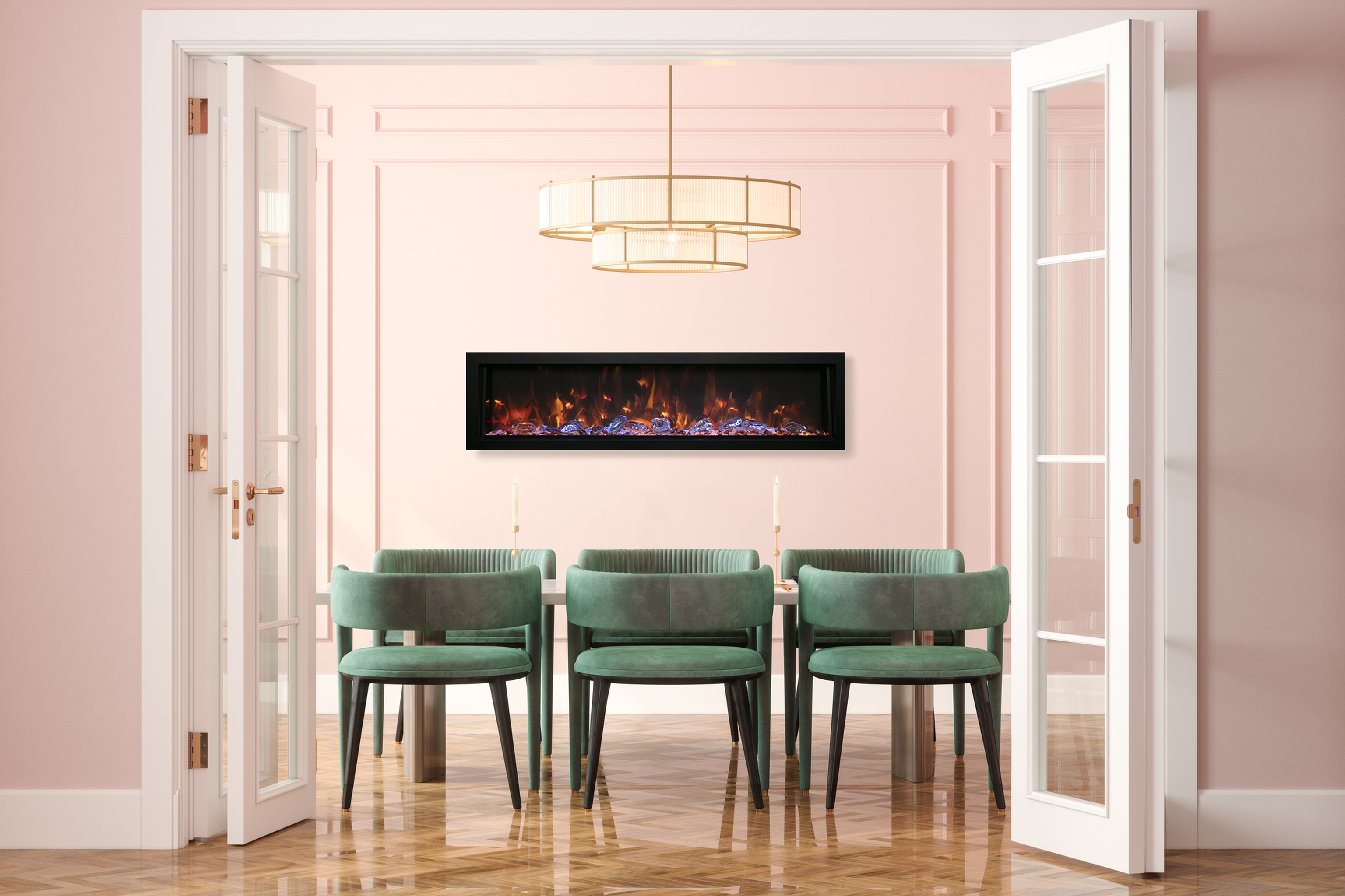 Remii by Amantii Deep Series 45" Built-in Electric Fireplace - Thumbnail 2