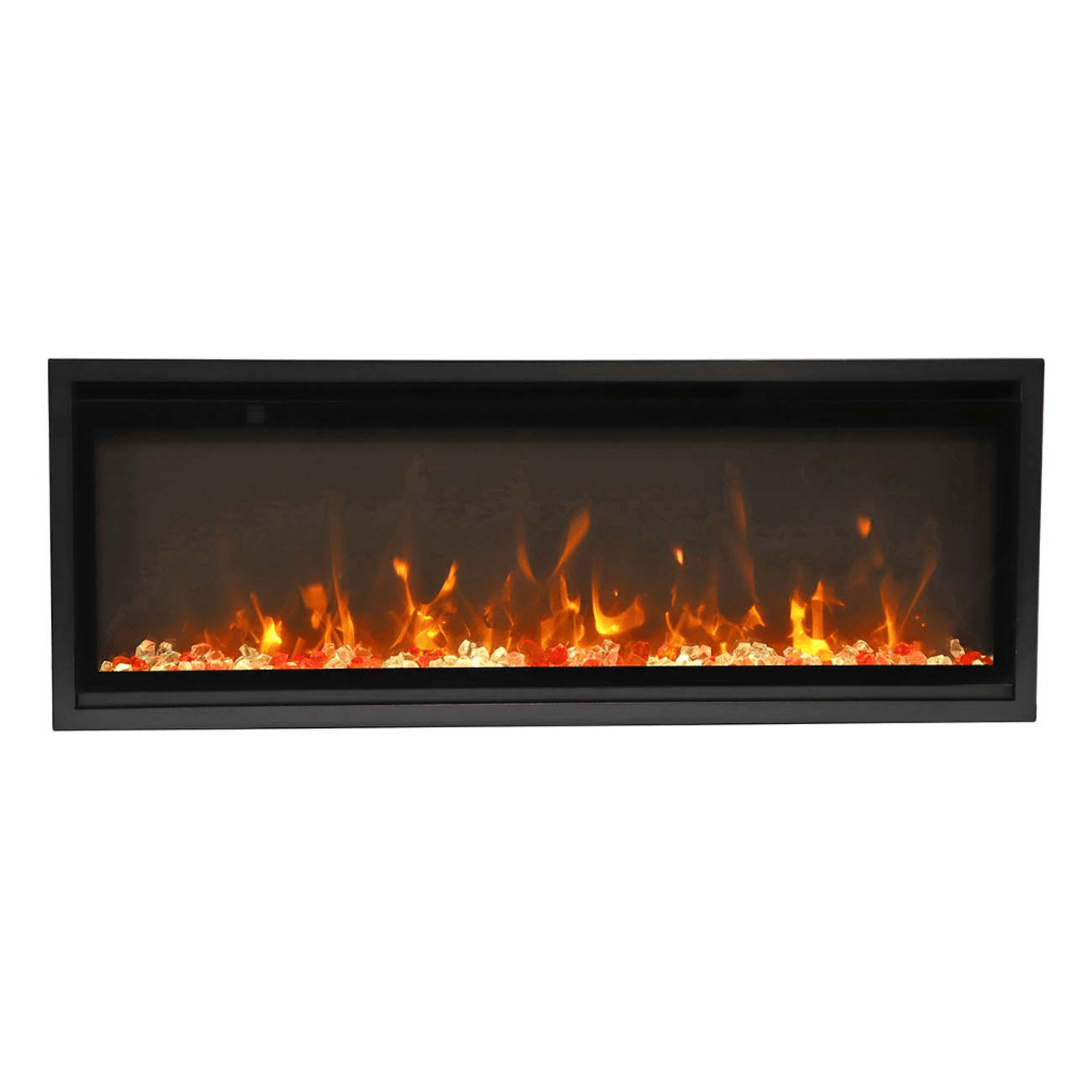 Remii by Amantii Extra Slim 45" Wall Mount Smart Electric Fireplace With Black Steel Surround