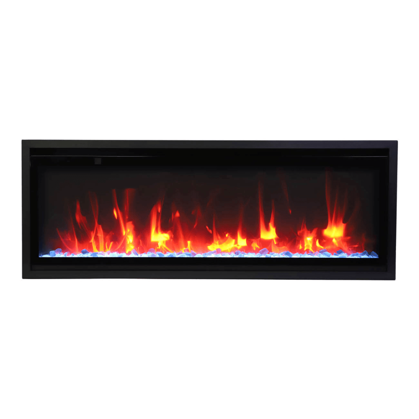 Remii by Amantii Extra Slim 45" Wall Mount Smart Electric Fireplace With Black Steel Surround
