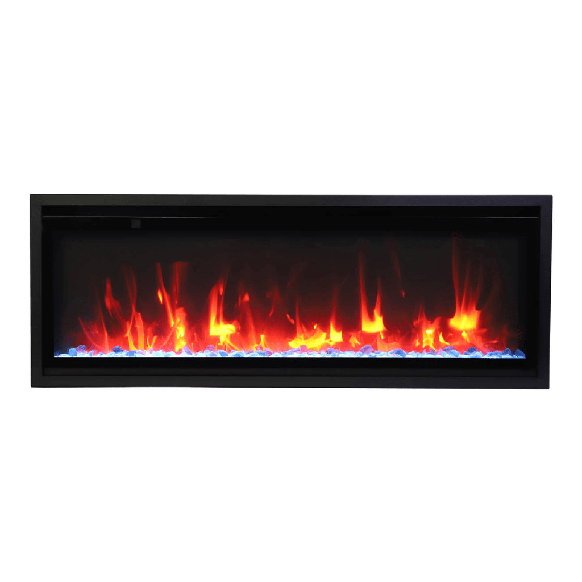 Remii by Amantii Extra Slim 45" Wall Mount Smart Electric Fireplace With Black Steel Surround