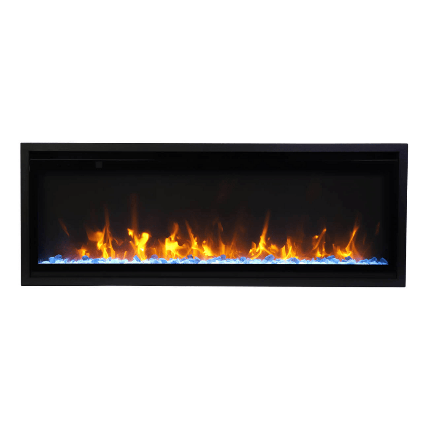 Remii by Amantii Extra Slim 45" Wall Mount Smart Electric Fireplace With Black Steel Surround