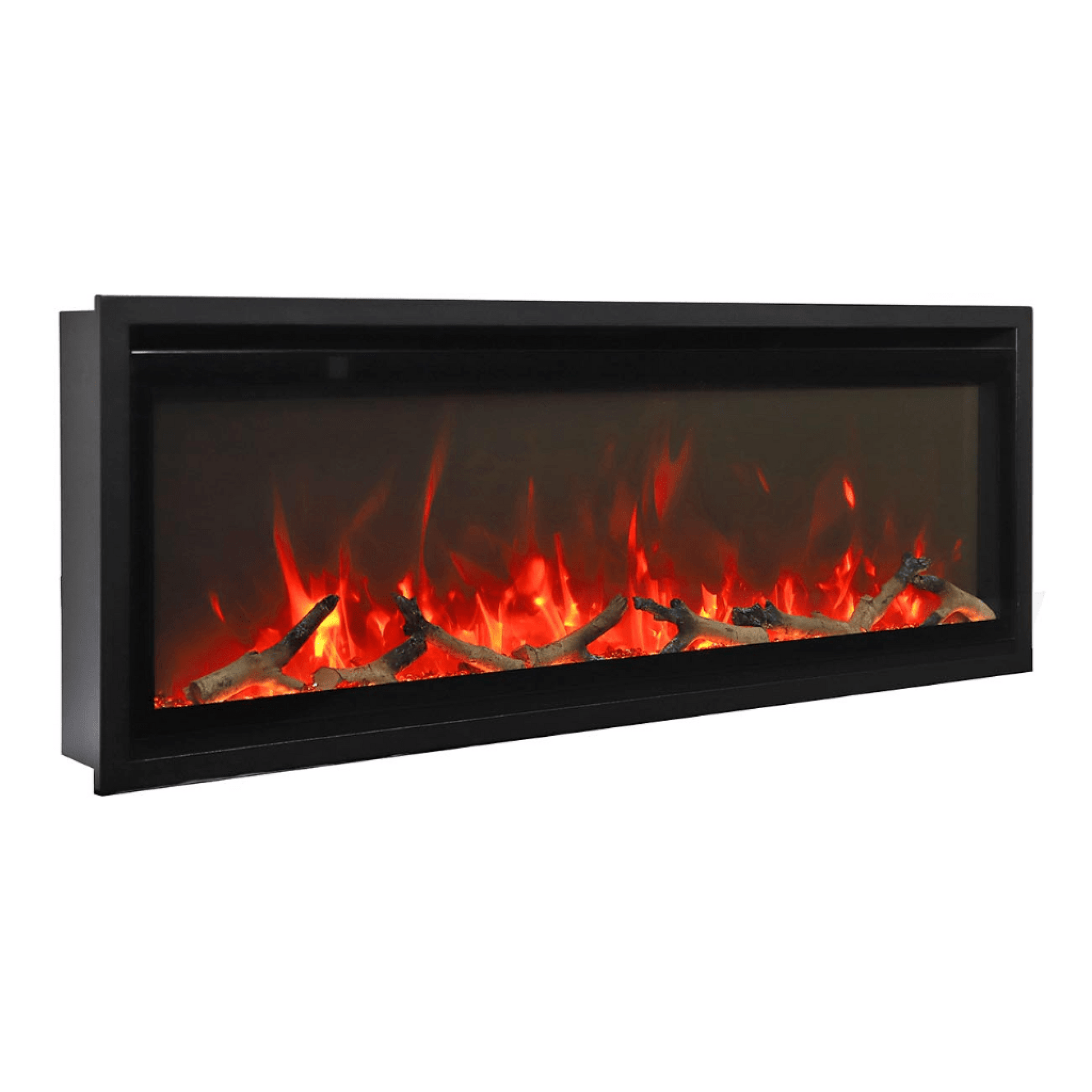 Remii by Amantii Extra Slim 45" Wall Mount Smart Electric Fireplace With Black Steel Surround