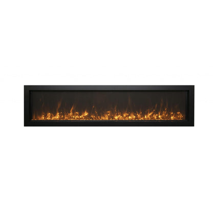 Amantii Symmetry Xtra Slim 65" Wall Mount Non-Smart Electric Fireplace
