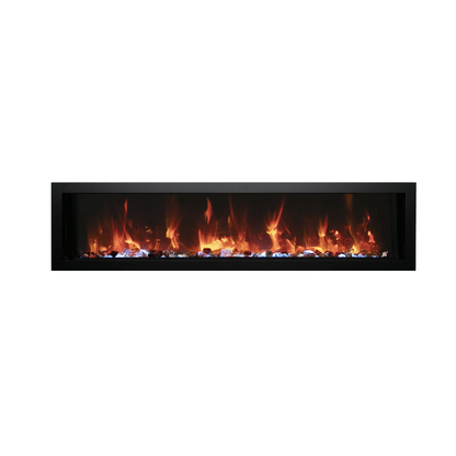 Amantii Symmetry Xtra Slim 65" Wall Mount Non-Smart Electric Fireplace
