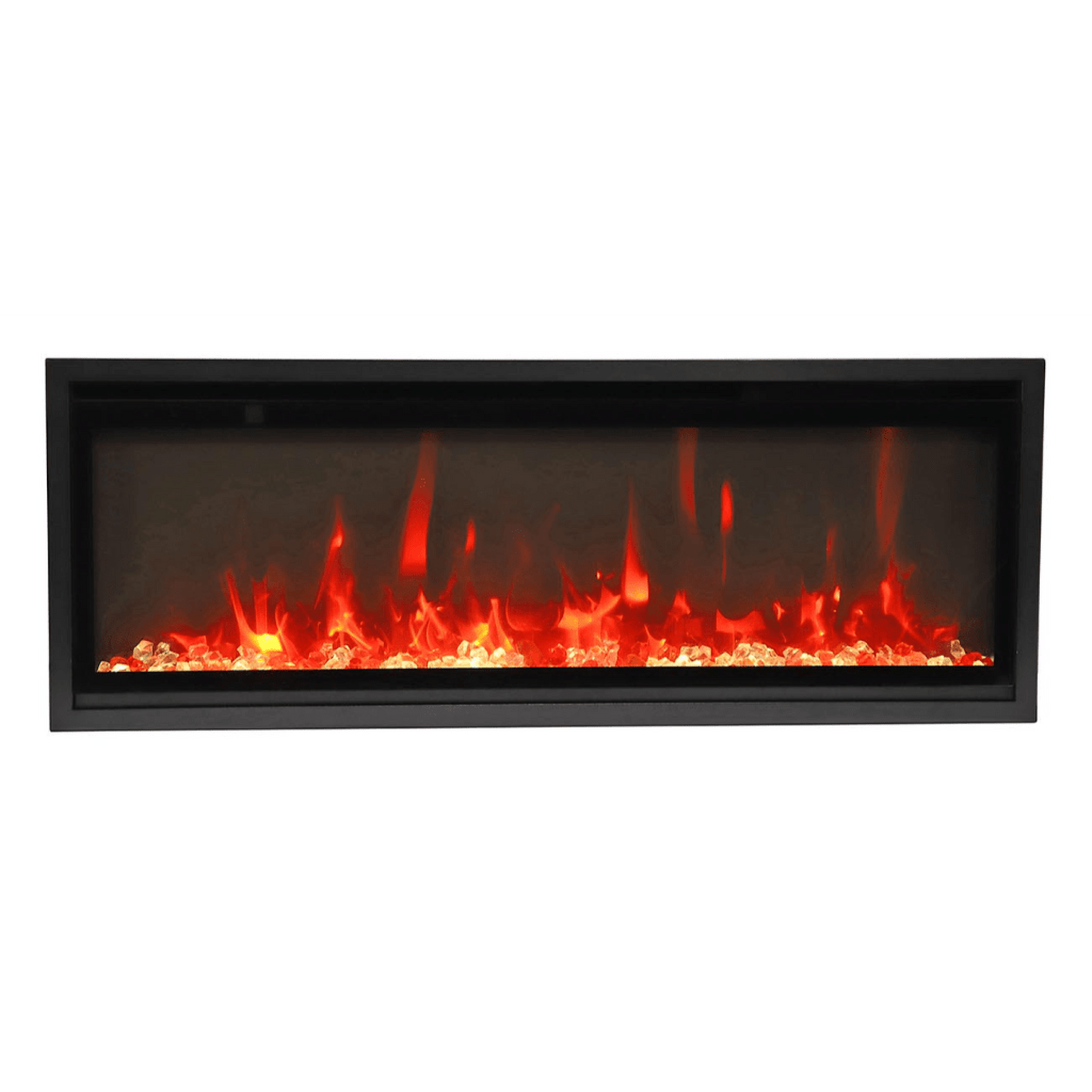 Remii by Amantii Extra Slim 45" Wall Mount Smart Electric Fireplace With Black Steel Surround