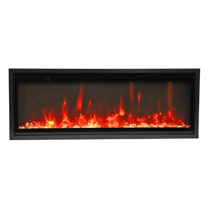 Remii by Amantii Extra Slim 45" Wall Mount Smart Electric Fireplace With Black Steel Surround