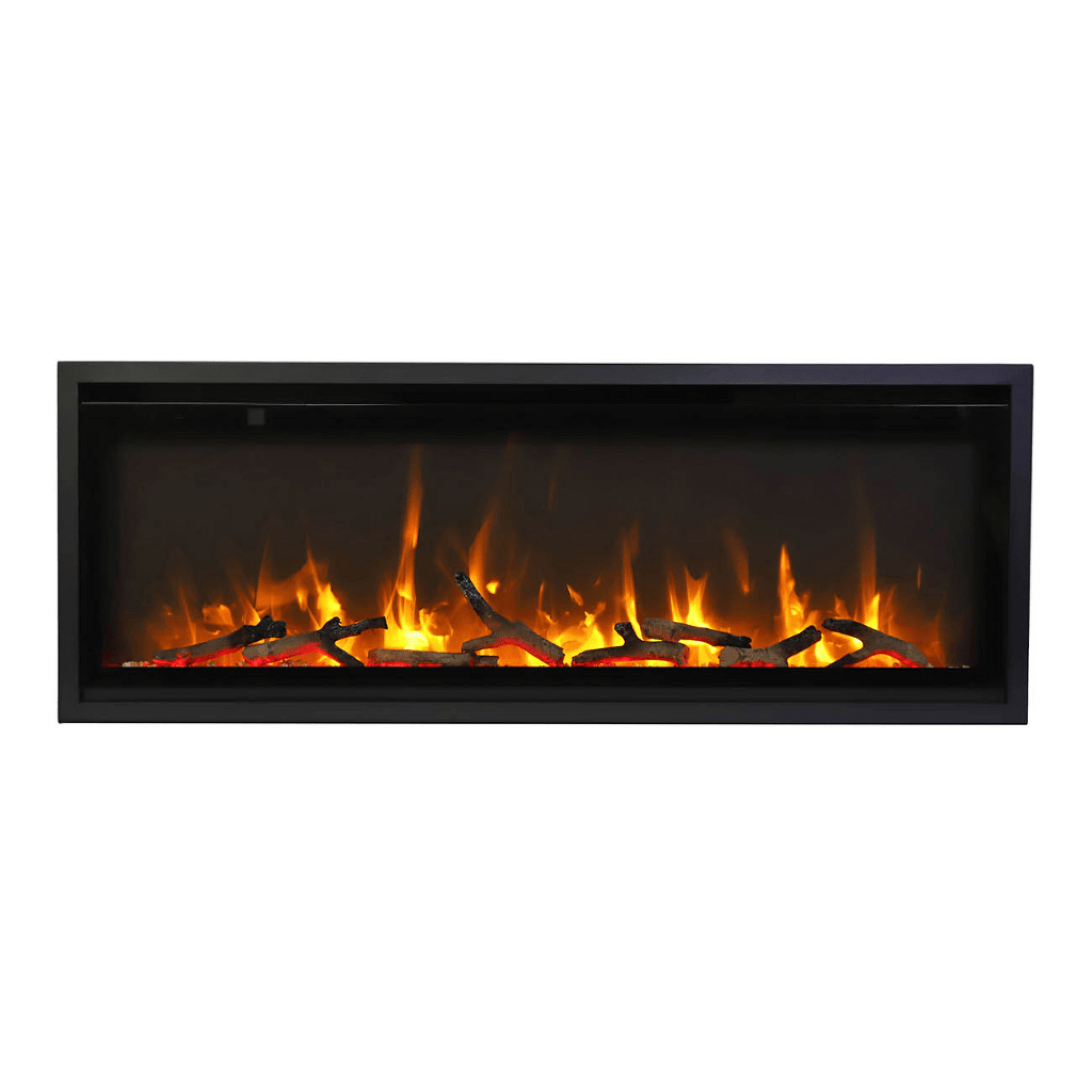 Remii by Amantii Extra Slim 65" Wall Mount Smart Electric Fireplace With Black Steel Surround