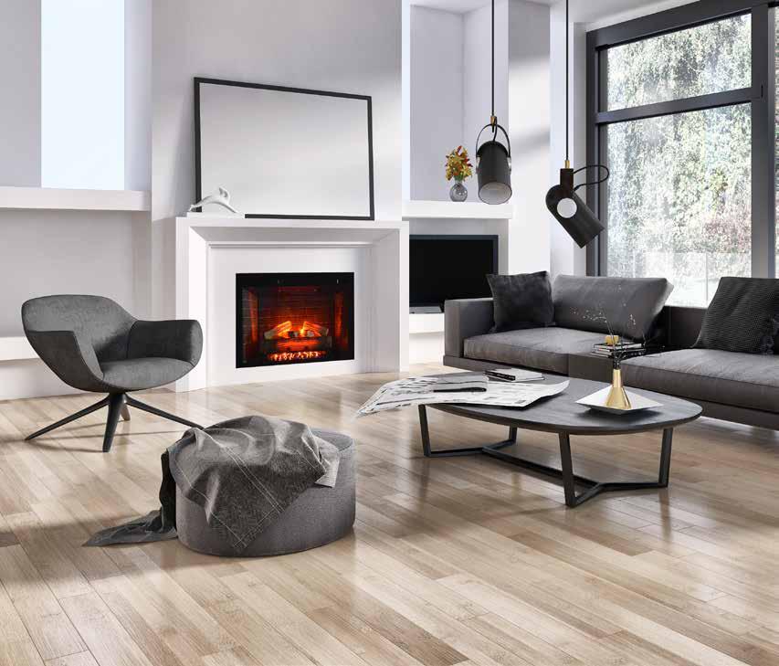 Remii by Amantii Heritage Classic 30" Traditional Electric Fireplace Insert With Logs