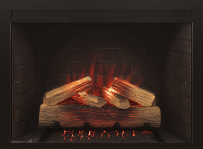 Remii by Amantii Heritage Classic 33" Traditional Electric Fireplace Insert With Logs