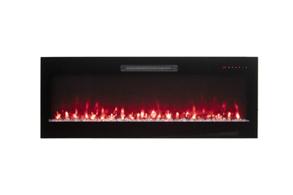 Remii by Amantii Horizon 36" WiFi-Enabled Wall-Mounted Electric Fireplace With Clear Glass Media