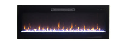 Remii by Amantii Horizon 36" WiFi-Enabled Wall-Mounted Electric Fireplace With Clear Glass Media