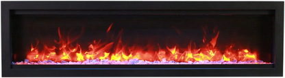 Remii by Amantii Wall Mount Lumina 34" Indoor / Outdoor Built-in Smart Electric Fireplace