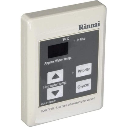 Rinnai 3" White Commercial Temperature Controller for Tankless Water Heaters